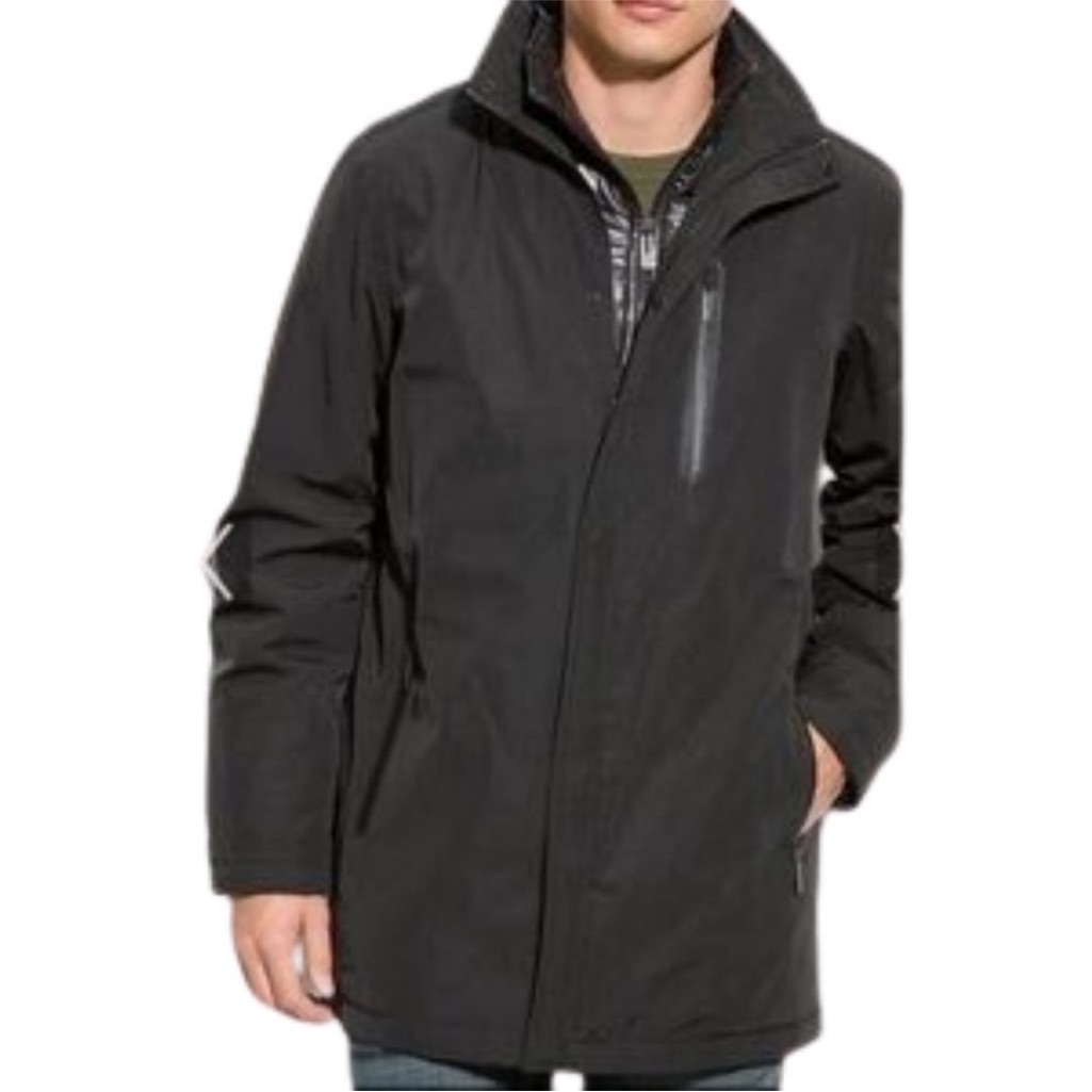 Tumi T-Tech High Performance Commuter Coat Jacket Quilted Black - Xl